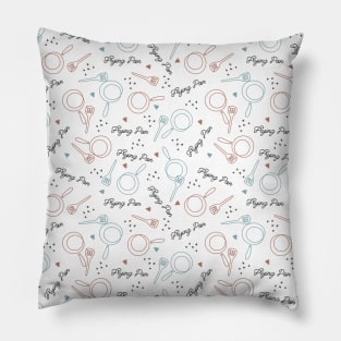 Frying Pan pattern art Pillow