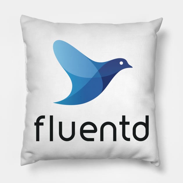 Fluentd Logotype Pillow by hipstuff