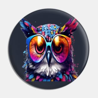 owl Mandala Animal Ilustration Pin