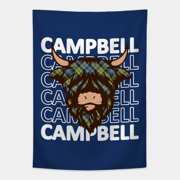 Campbell - Hairy Coo Tapestry by Taylor'd Designs