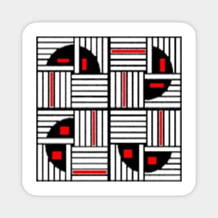 Ikat Geometricals Magnet