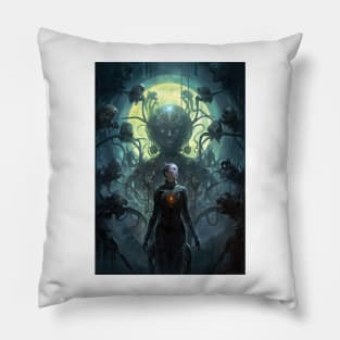 alien rebirth Pillow