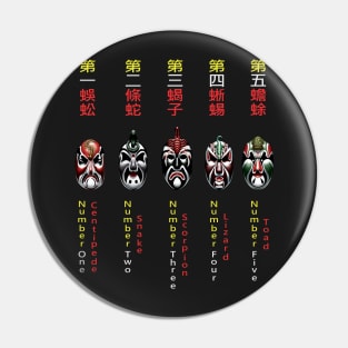 5 Deadly Venoms Pin