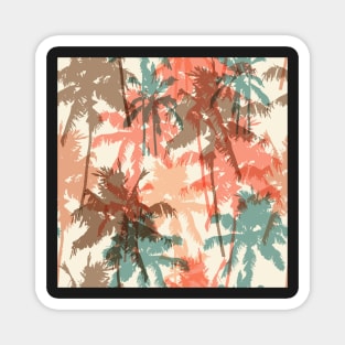 Seamless Pattern Palm Magnet