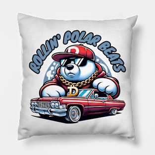 Cool Bear & Cool Car Pillow