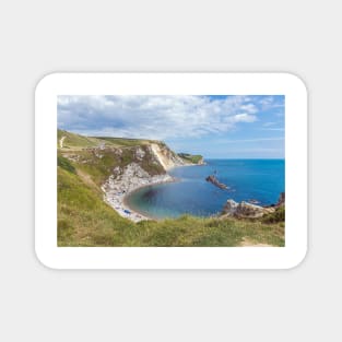 Dorset Man O'War beach view Magnet