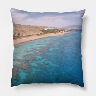 Israel, Eilat. Coral Beach Pillow