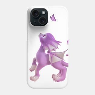 Little Dragon with Butterfly 2 Phone Case