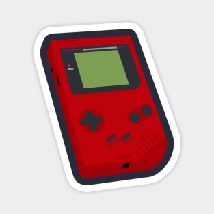 Retro Handheld Red Magnet