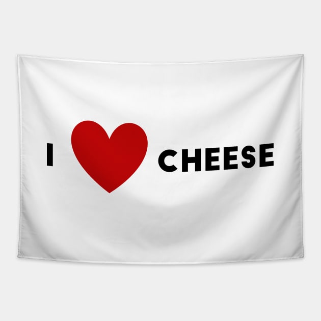 I Heart Cheese Tapestry by WildSloths