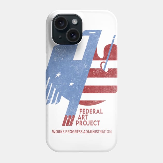 Federal Art Project Phone Case by ThirteenthFloor