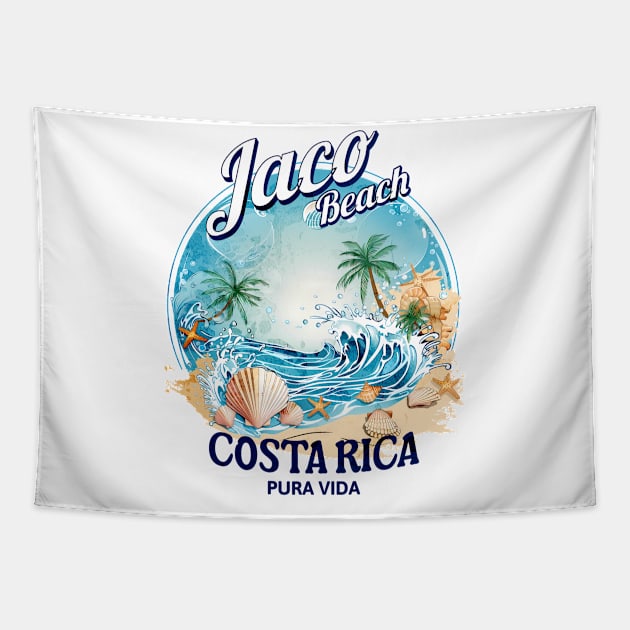 Jaco Beach - Costa Rica 🏖️ Tapestry by Costa Rica Designs