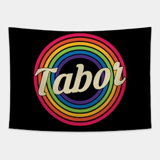 Tabor - Retro Rainbow Style Tapestry