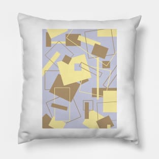 60's Style in Fashion Colors Var 7 Pillow