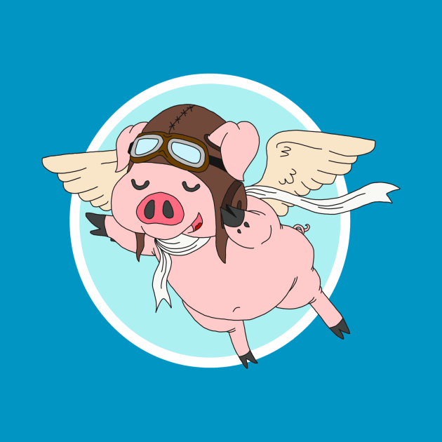 Pigs! Take to the skies! by Owllee Designs