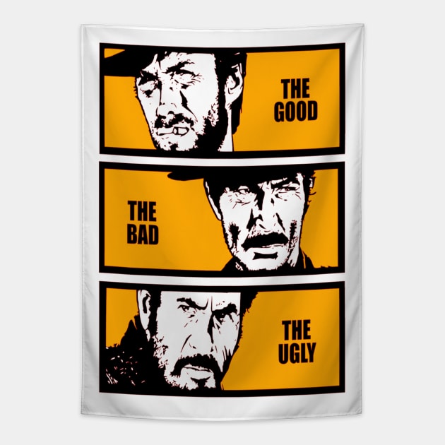 The Good The Bad and The Ugly Tapestry by OtakuPapercraft