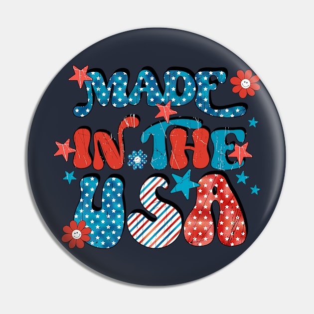 Made in the USA Pin by Designs by Ira