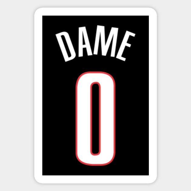Damian Lillard Dame Basketball Jersey Number Damian Lillard