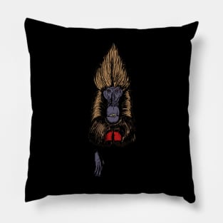 Old World Monkeys Pillow