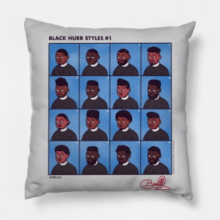 Black Hurr Styles Pillow