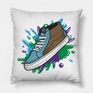 Corduroy Light Brown Sneaker Pillow