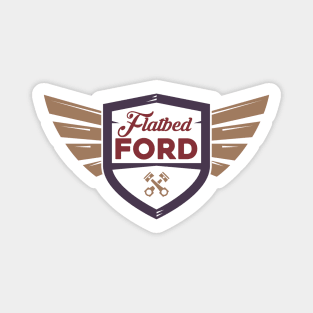 Flatbed Ford Logo Shirt Magnet