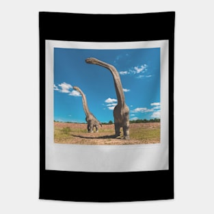 Dinosaur Brachiosaurus 65 Million Year Old Photo Jurassic Period Paleontology Picture Tapestry