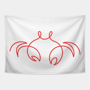 Red Crab Tapestry