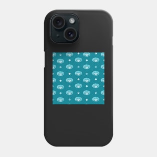 Polka Jellies Tentacle Teal Phone Case