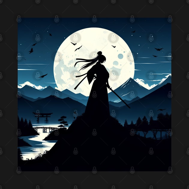 Samurai Silhouette #9 by kreasioncom