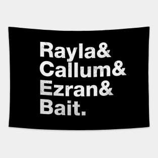 Rayla & Callum & Ezran & Bait. Tapestry