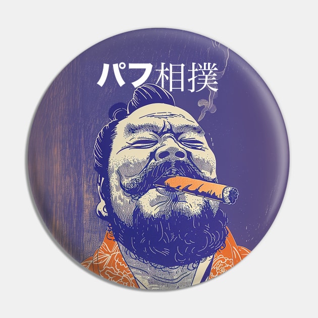 Puff Sumo in Japanese: Smoking a Fat Robusto Cigar on a Dark Background Pin by Puff Sumo