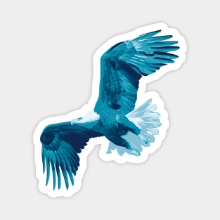 Blue Ocean Eagle Magnet