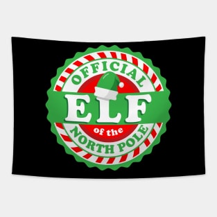 Official Elf of the North Pole Seal Tapestry