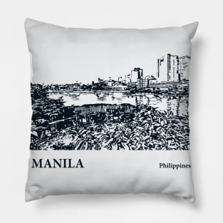 Manila - Philippines Pillow