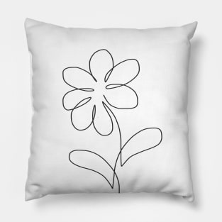 Oneline flower Pillow