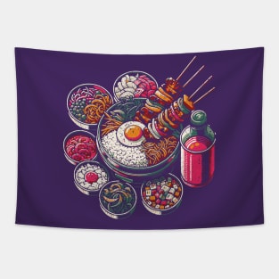 Comfort Food (South Korean) Tapestry