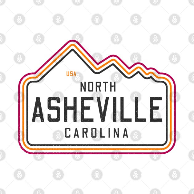 Visiting NC Mountain Cities Ashville, NC Neon Range by Contentarama