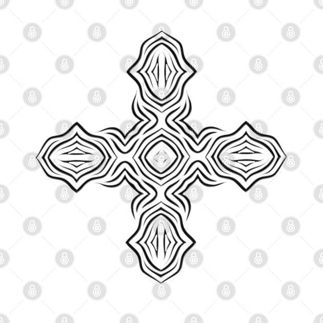 Cross Tribal Design by Pikmi