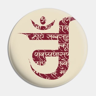 Jain Om Symbol Pin