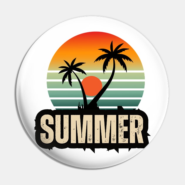 Summer Pin by Teeeshirt