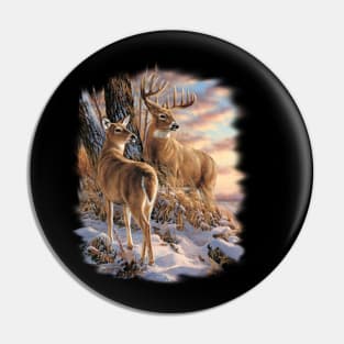 Wild Deers Pin