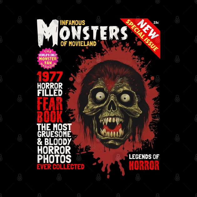 Vintage Movie Monster Pulp Magazine by Teessential