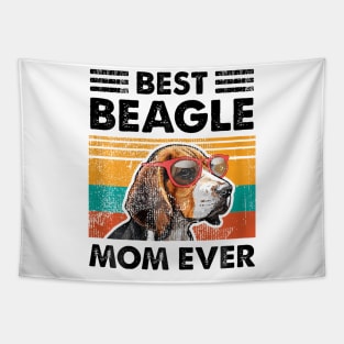 Best Beagle Mom Ever Dog Sunglasses Mothers Day Tapestry