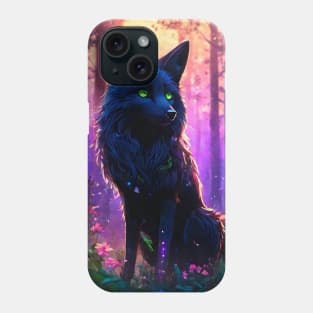 Magical Fox With Green Eyes Phone Case