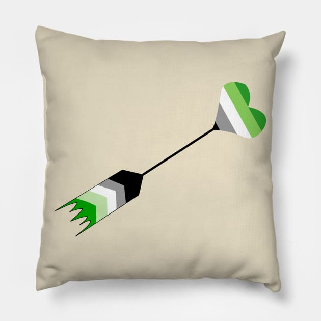 Arrow-mantic Pillow by traditionation