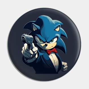 sonic the gangster Pin