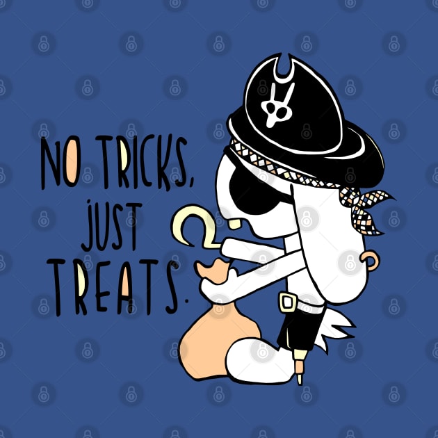 Tricks vs Treats Halloween Lop Pirate by badlydrawnbabe