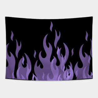 Just Purple Flames Tapestry