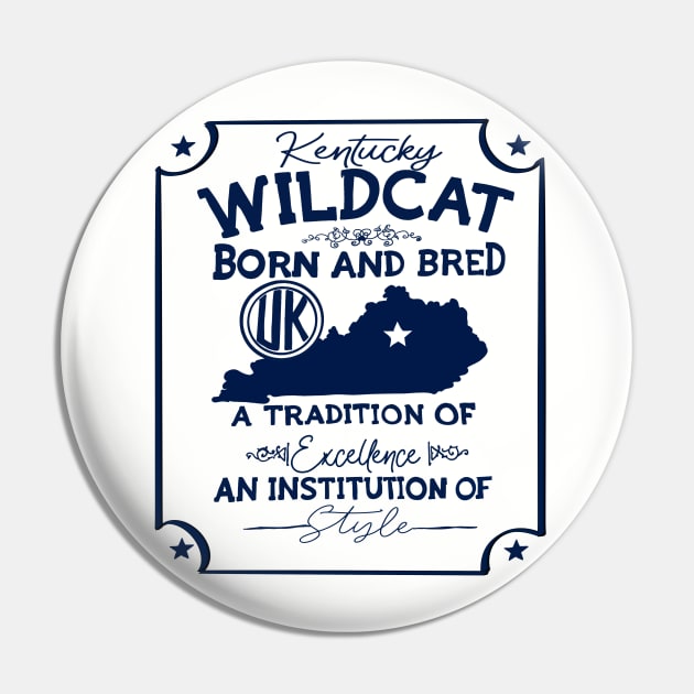 Kentucky Wildcats Born and Bread Pin by Sheila’s Studio